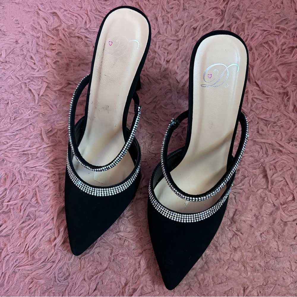 Rhinestone heels